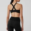 Reggiseno Favorite a costine senza cuciture - Nero
