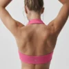 Reggiseno halter Alo Softsculpt Feel the Heat - Rosa Paradiso
