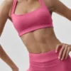 Reggiseno halter Alo Softsculpt Feel the Heat - Rosa Paradiso