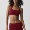 Reggiseno halter Alo Softsculpt Feel the Heat - Rosso Summer Romance