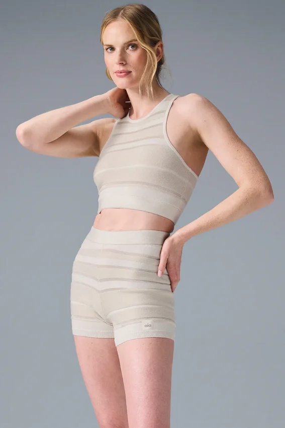 Reggiseno in maglia Sport Play - Avorio/Alabastro
