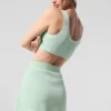 Reggiseno in maglia stile maglione Tennis Club - Menta/Bianco