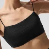 Reggiseno Micro Plisse Game On - Nero