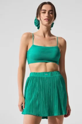 Reggiseno Micro Plisse Game on - Verde abete