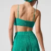 Reggiseno Micro Plisse Game on - Verde abete