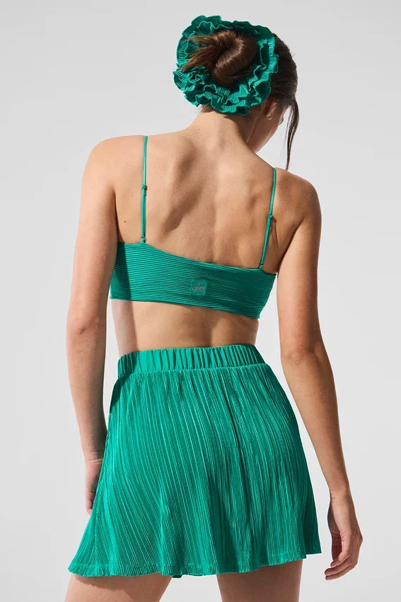 Reggiseno Micro Plisse Game on - Verde abete