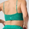 Reggiseno Micro Plisse Game on - Verde abete