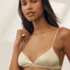 Reggiseno Radiance in misto seta - Beige sabbia