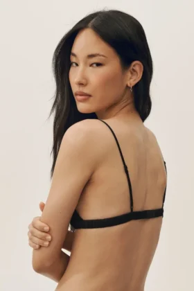 Reggiseno Radiance in misto seta – Nero