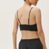 Reggiseno Riviera in misto lino - Nero
