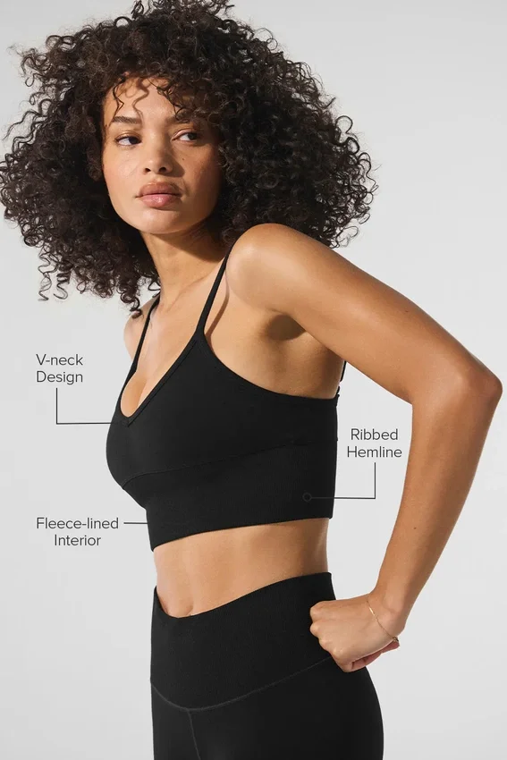 Reggiseno Seamless Winter Warm Plush Delight - Nero