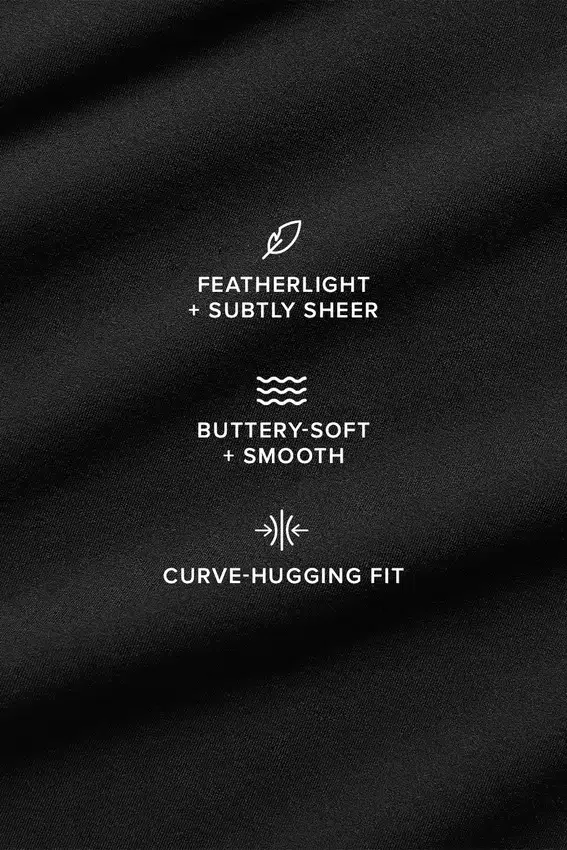 Reggiseno Sheer Glow - Nero