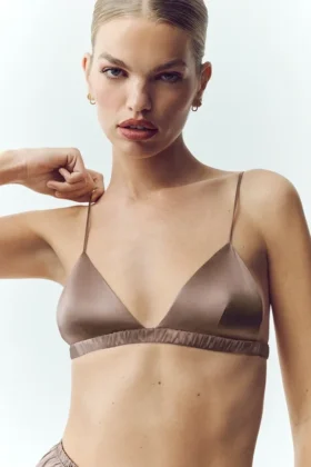 Reggiseno Silk Luminous - Alpine Cocoa