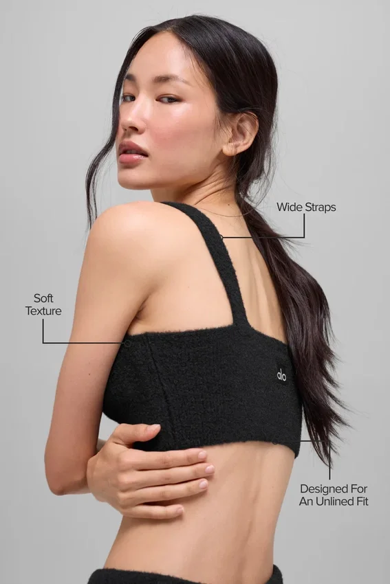 Reggiseno Snuggle Up Maglione - Nero