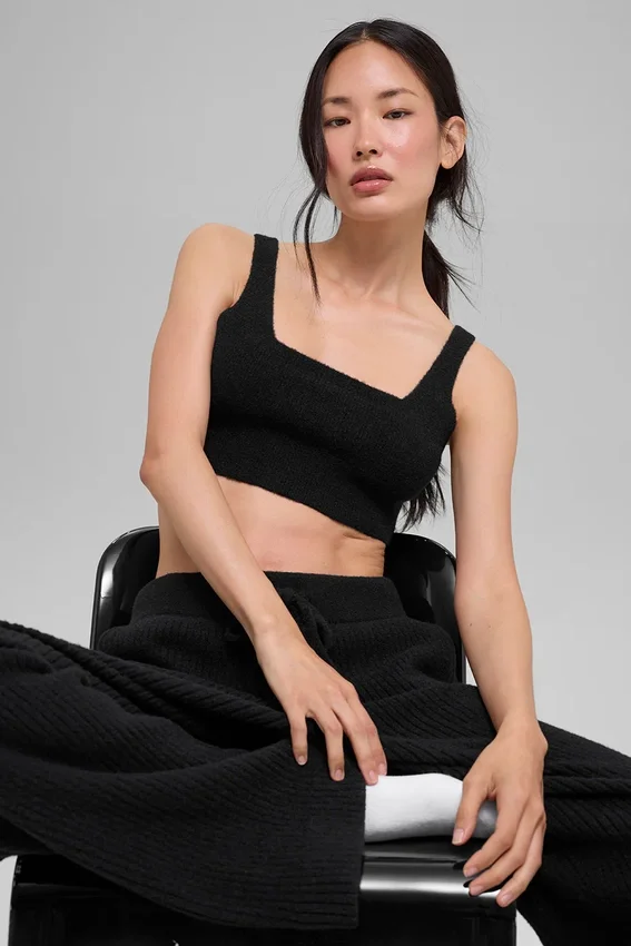 Reggiseno Snuggle Up Maglione - Nero