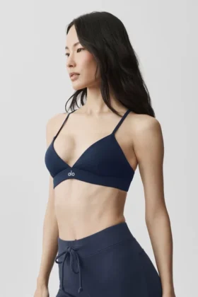 Reggiseno Splendor – Blu navy/Bianco