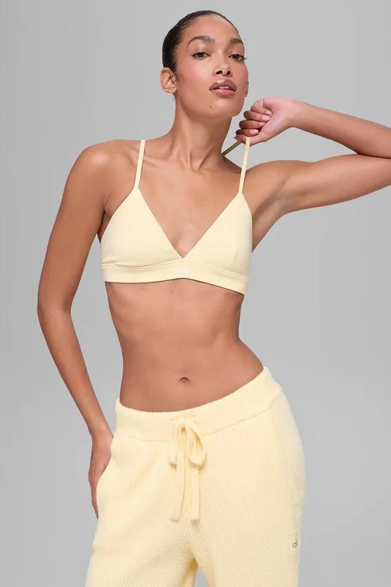 Reggiseno Splendor - Giallo candela/Bianco