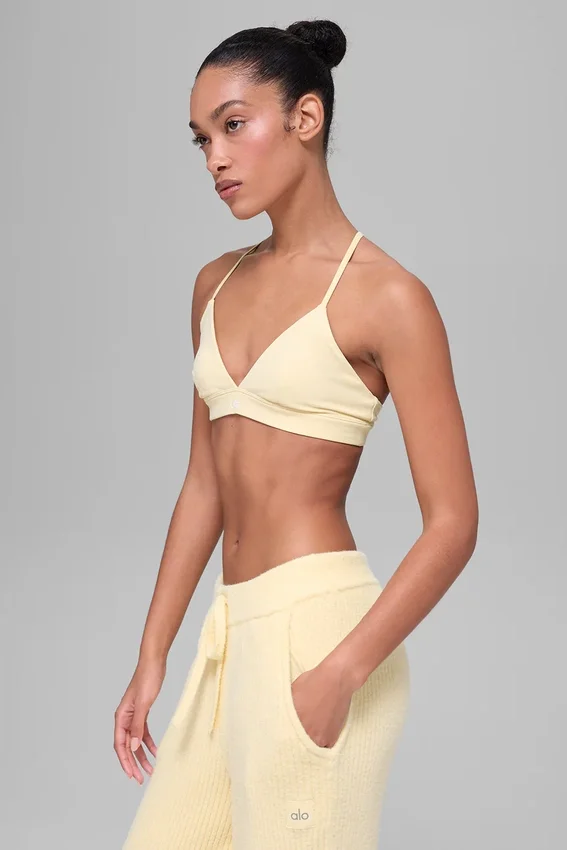 Reggiseno Splendor - Giallo candela/Bianco