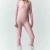 Salopette da sci invernale Airlift Winter Warm - Rosa Champagne