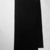 Sciarpa oversize in lana merino - Nero