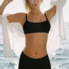 Shorts da ragazzo Sheer Glow - Nero