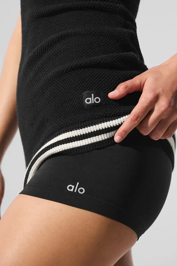 Shorts da ragazzo Sheer Glow - Nero