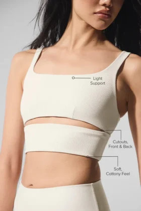 Slit Bra – Avorio