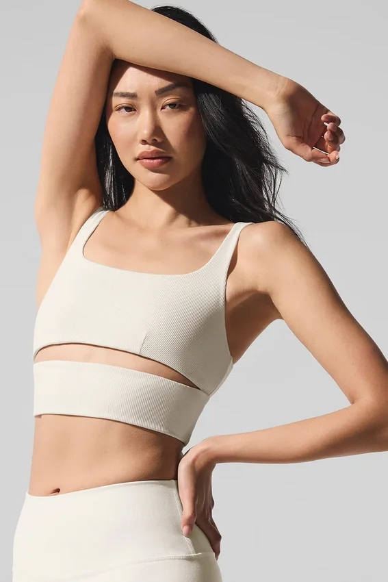 Slit Bra - Avorio