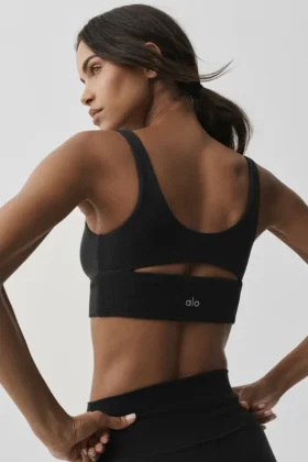 Slit Bra – Nero