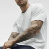 T-shirt Essential a maniche corte in stile street - Bianco