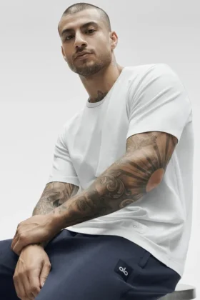 T-shirt Essential a maniche corte in stile street – Bianco