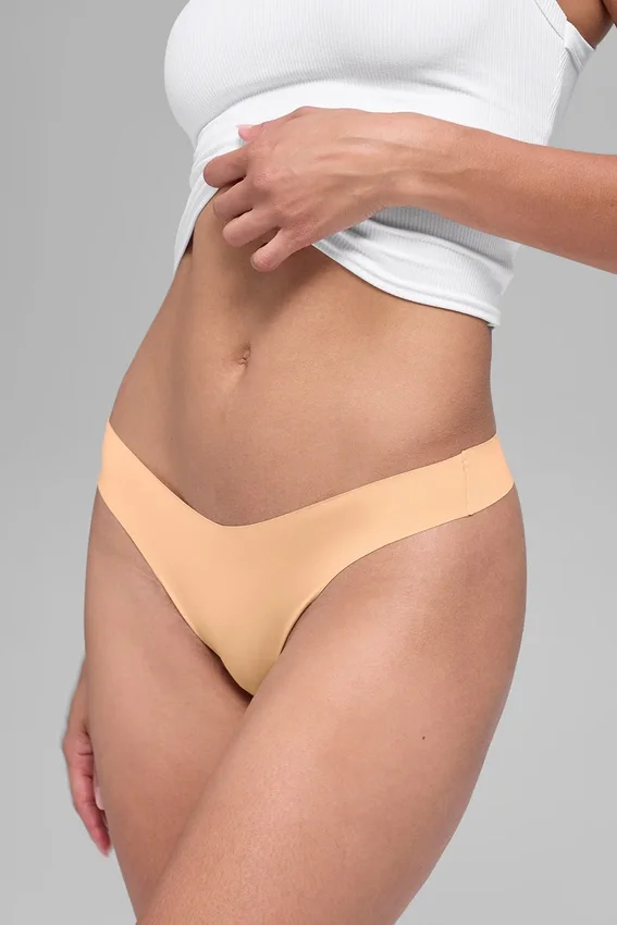 Tanga invisibile Airbrush - Champagne