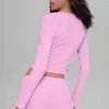 Top a maniche lunghe Dreamlight - Rosa Cuore Caramella