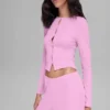 Top a maniche lunghe Dreamlight - Rosa Cuore Caramella