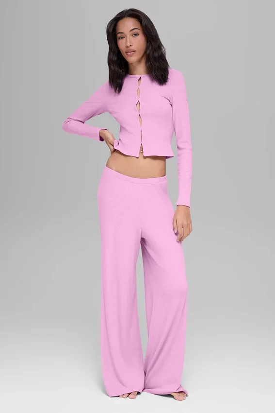 Top a maniche lunghe Dreamlight - Rosa Cuore Caramella