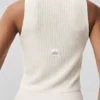 Top senza maniche in maglia Sweater Knit Unwind - Avorio