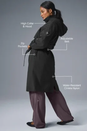 Trench Crinkle on the Move – Nero
