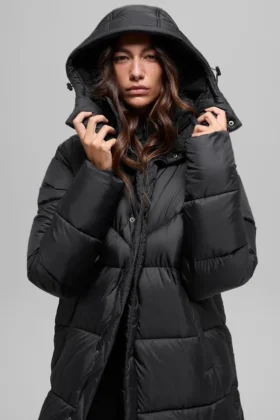 Trench imbottito Gold Rush - Nero