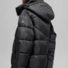 Trench imbottito Gold Rush - Nero