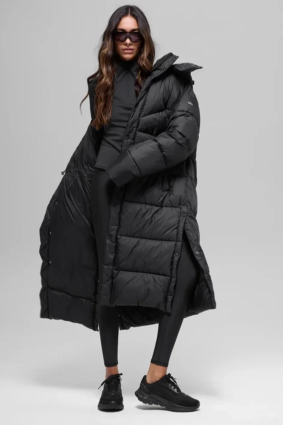 Trench imbottito Gold Rush - Nero