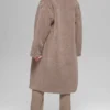 Trench oversize in sherpa - Chai Latte