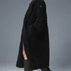 Trench oversize in sherpa - Nero