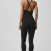 Tuta a corsetto Airbrush Sparks Fly - Nero