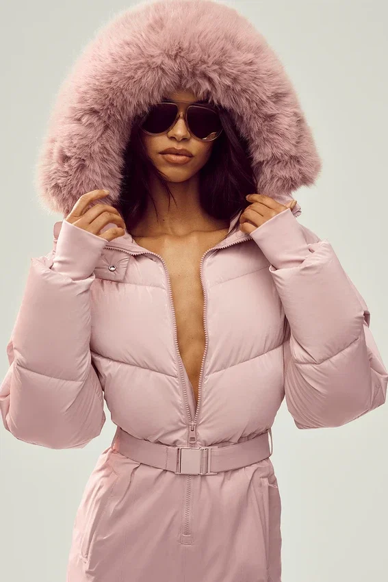 Tuta da sci Polar Star - Rosa Champagne