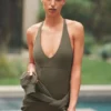 Tutina a corsetto Airbrush Sparks Fly - Olive Tree