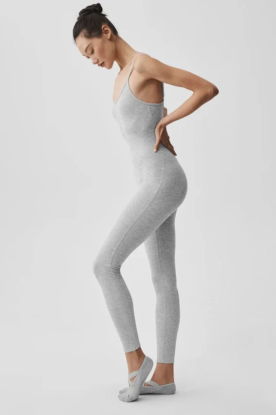 Tutina Alosoft One and Done - Grigio melange sportivo