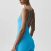 Tutina corta Airbrush One and Done - Blu azzurro