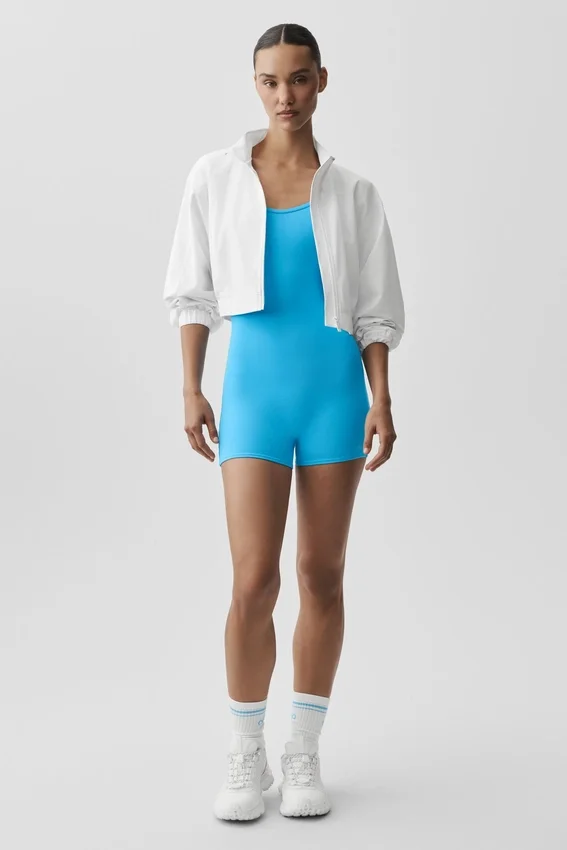 Tutina corta Airbrush One and Done - Blu azzurro