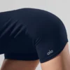 Tutina senza cuciture a costine Favorite - Blu navy