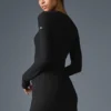 Vestito a maniche lunghe a costine Sea Coast - Nero
